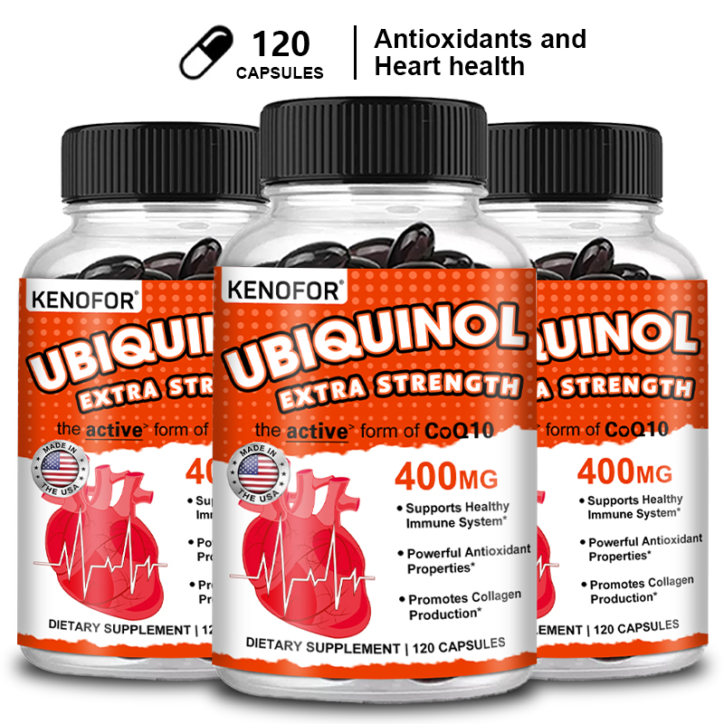 Coq10 Ubiquinol Softgel - Kenofer Ubiquinol CoQ10 400 mg Softgel