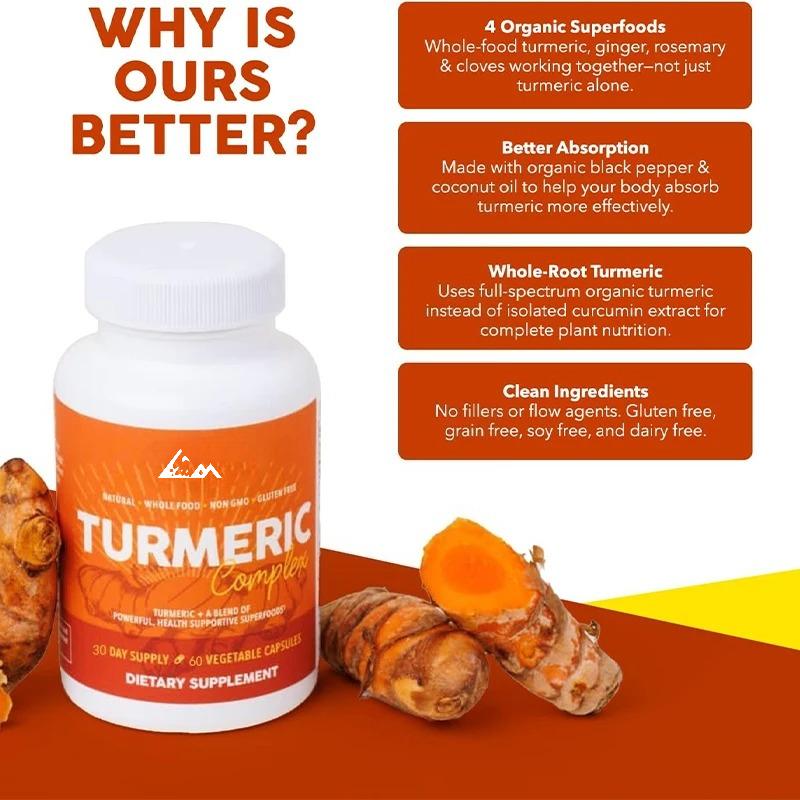 Lada Hitam Organik, Kunyit, Ku - Turmeric Curcumin Capsule ulasan dan harga