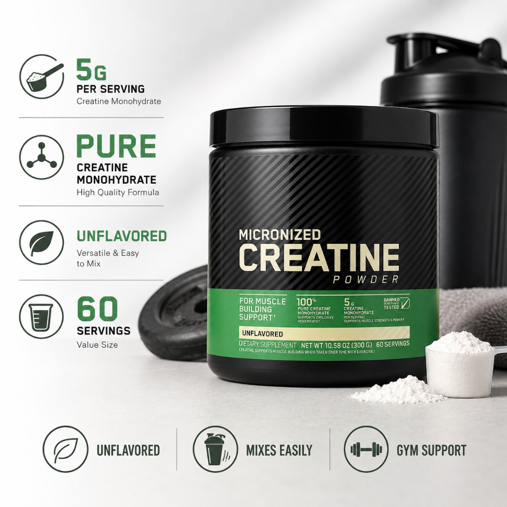 Bubuk Creatine Monohydrate 300 - Nutrition Of Fitness ulasan dan harga